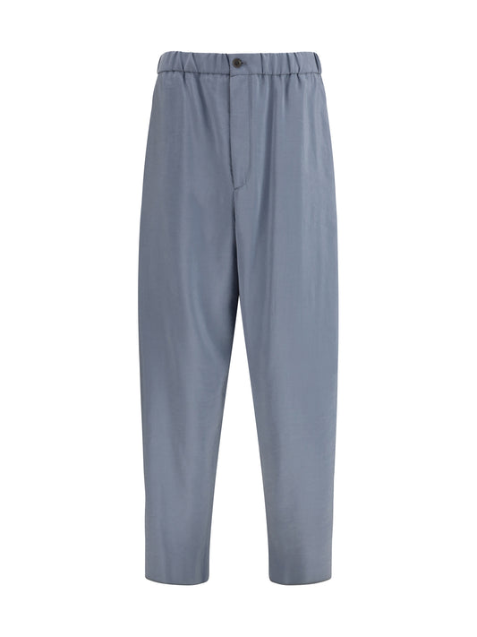 GIORGIO ARMANI Wide-leg silk blend Pants