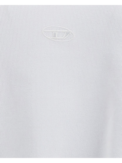 DIESEL Oval D ribbed tank Top