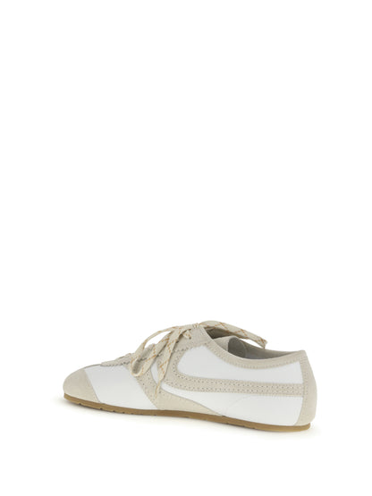 Dries Van Noten Suede Sneakers - White