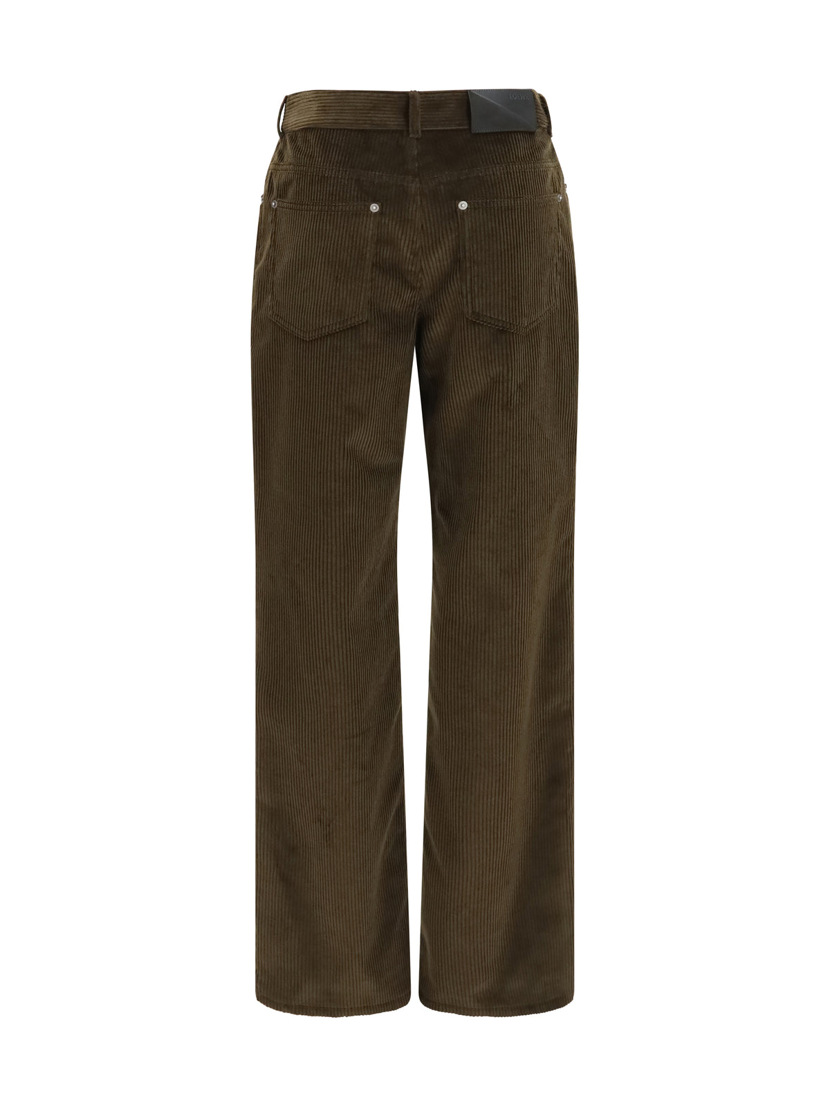 Loewe Cotton corduroy Pants - Brown