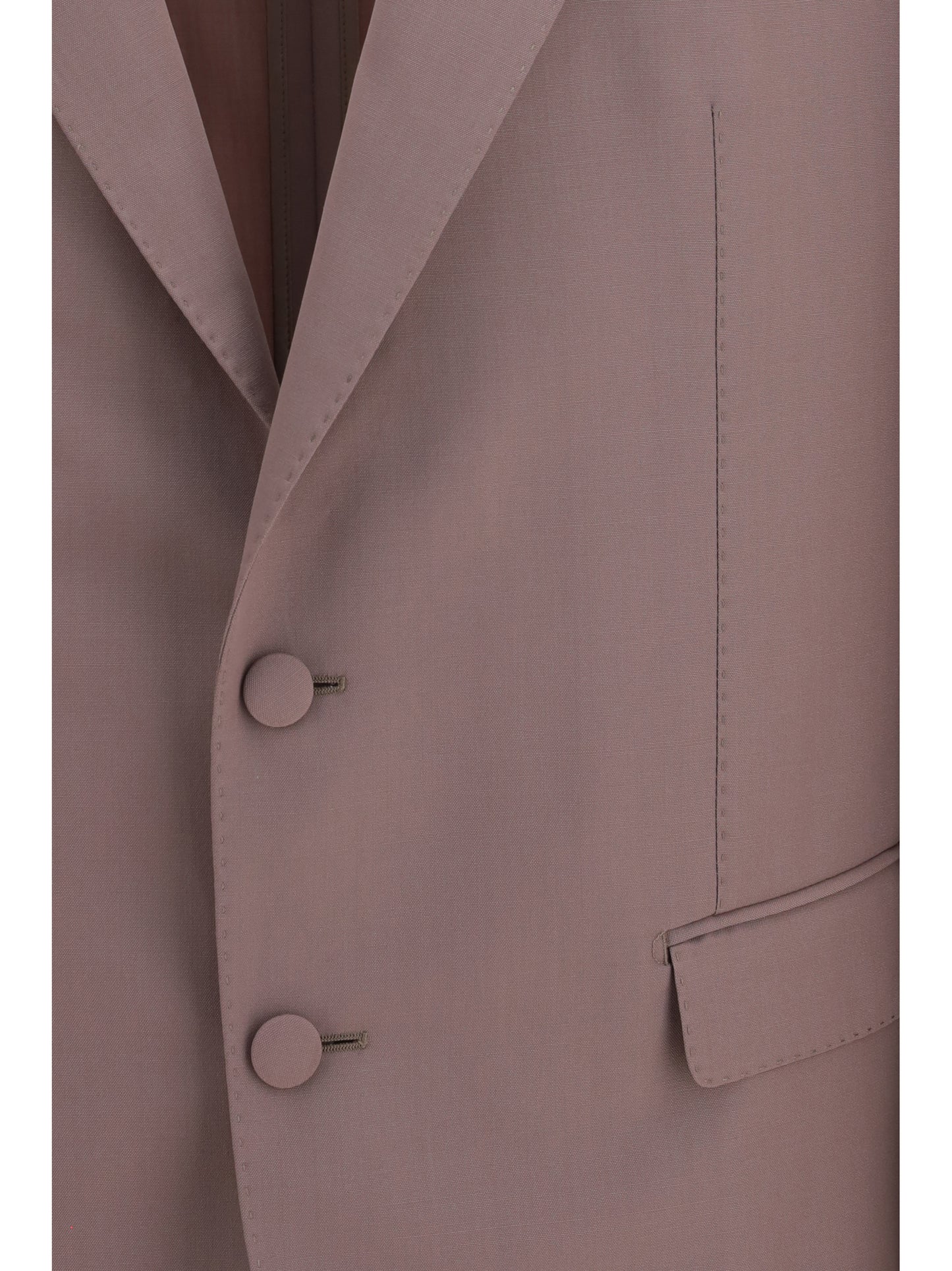 DOLCE & GABBANA Single-breasted wool poplin Jacket