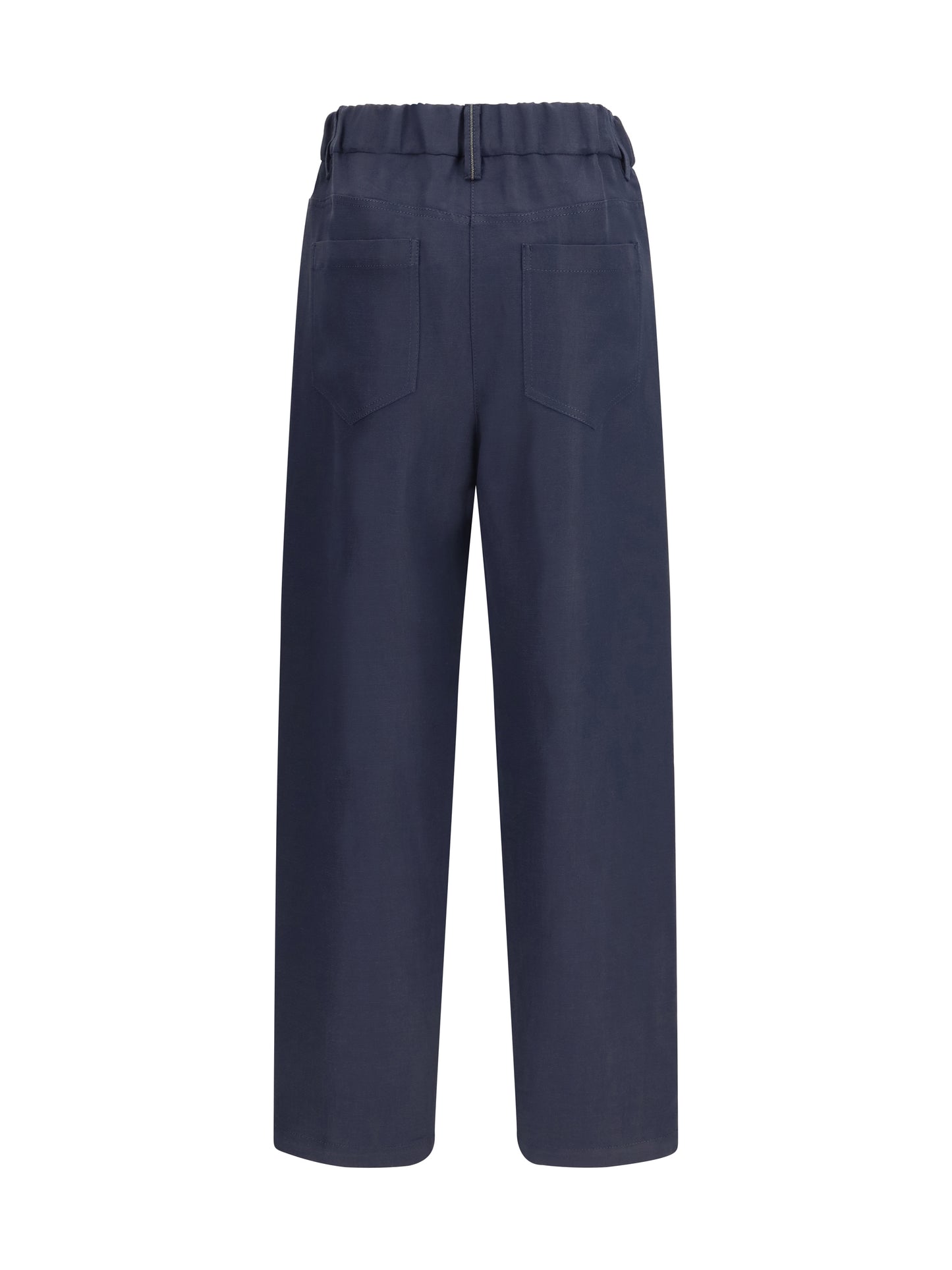 BRUNELLO CUCINELLI Mixed linen Pants