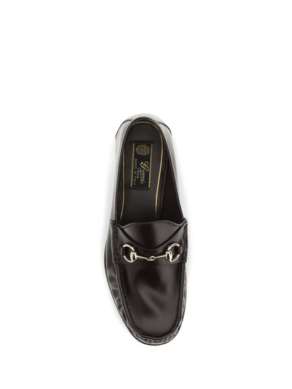 Gucci Lugano leather Loafers - Cocoa