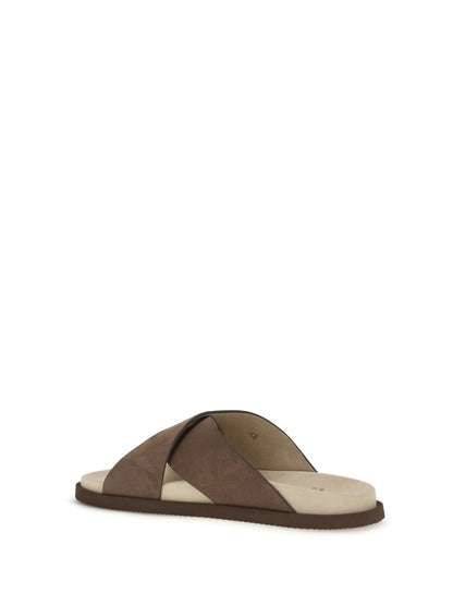 BRUNELLO CUCINELLI Suede Sandals