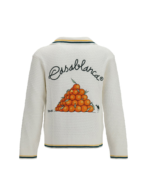 Casablanca Embroidered crochet Shirt - Pyramid Of Oranges