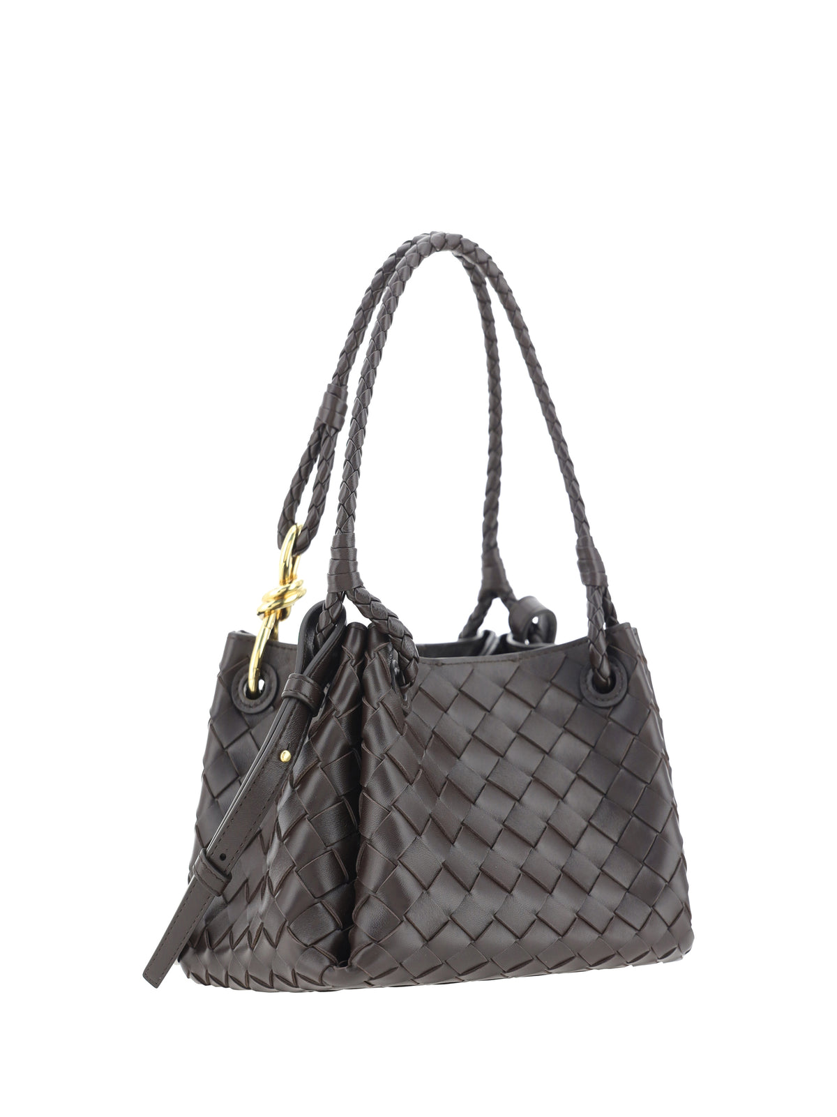 Bottega Veneta Small Parachute Shoulder Bag - Fondant-M Brass