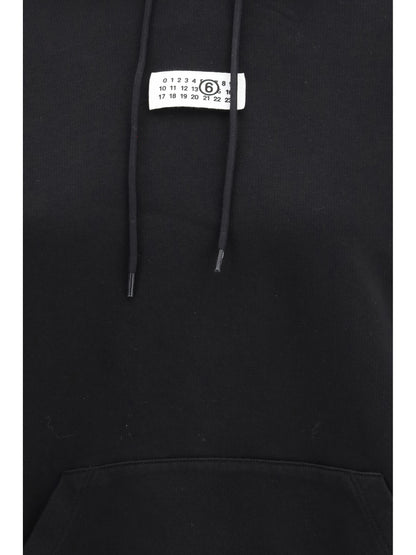 MM6 Maison Margiela Cotton Hoodie - Black