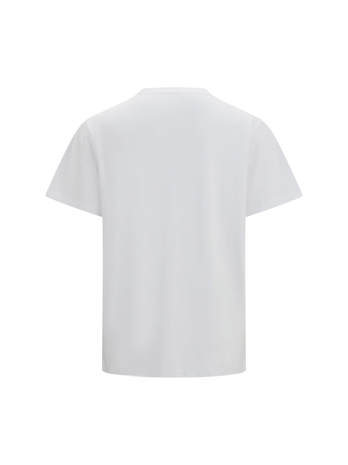 Ganni Western T-shirt with cowboy boots - Bright White