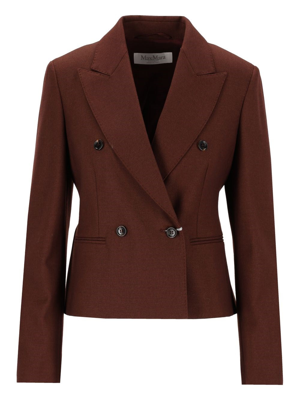 Max Mara Double-Breasted Blazer - Brown