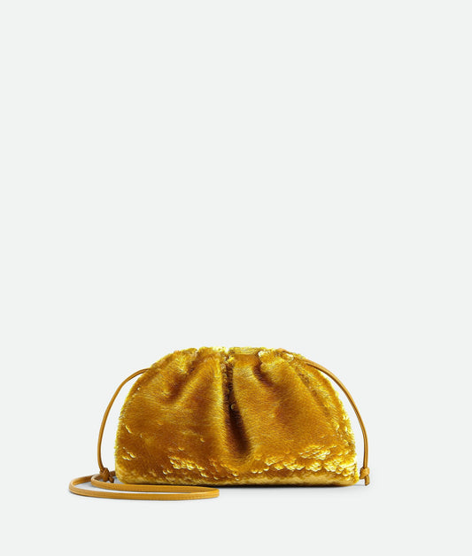 Bottega Veneta Mini Pouch In Double Sequins/Nappa 19