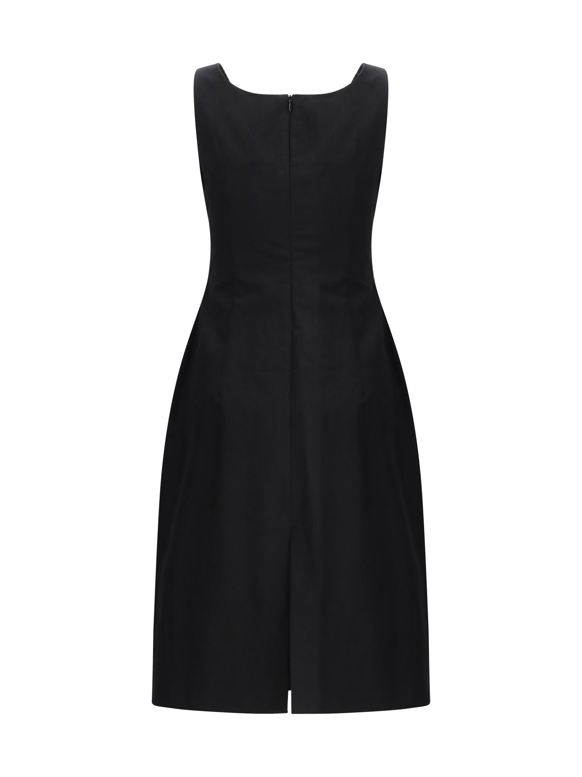 Magda Butrym Sleeveless Dress with a draped neckline - Black