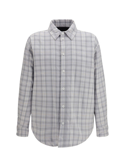 Off-White Padded flannel Jacket - Light Gray