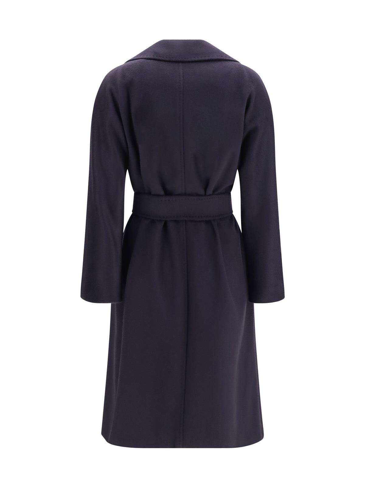 Max Mara Studio Wool Coat with peak lapels - Blue