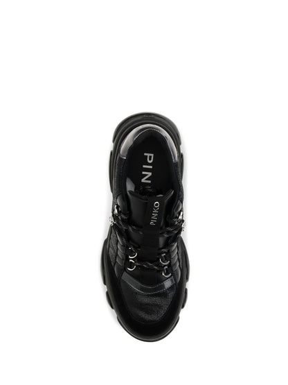 Pinko Athena suede Sneakers - Black