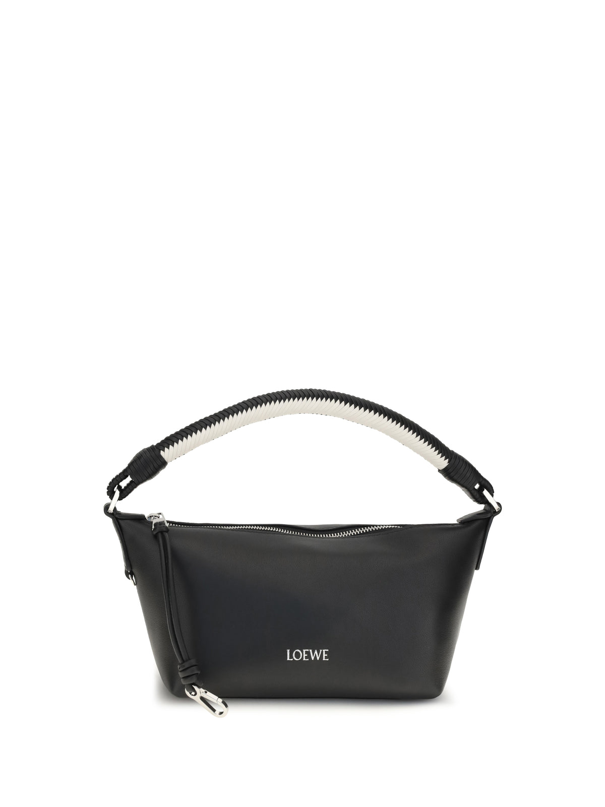 Loewe Cala mini lambskin Handbag - Black/Soft White