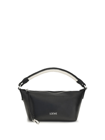 Loewe Cala mini lambskin Handbag - Black/Soft White