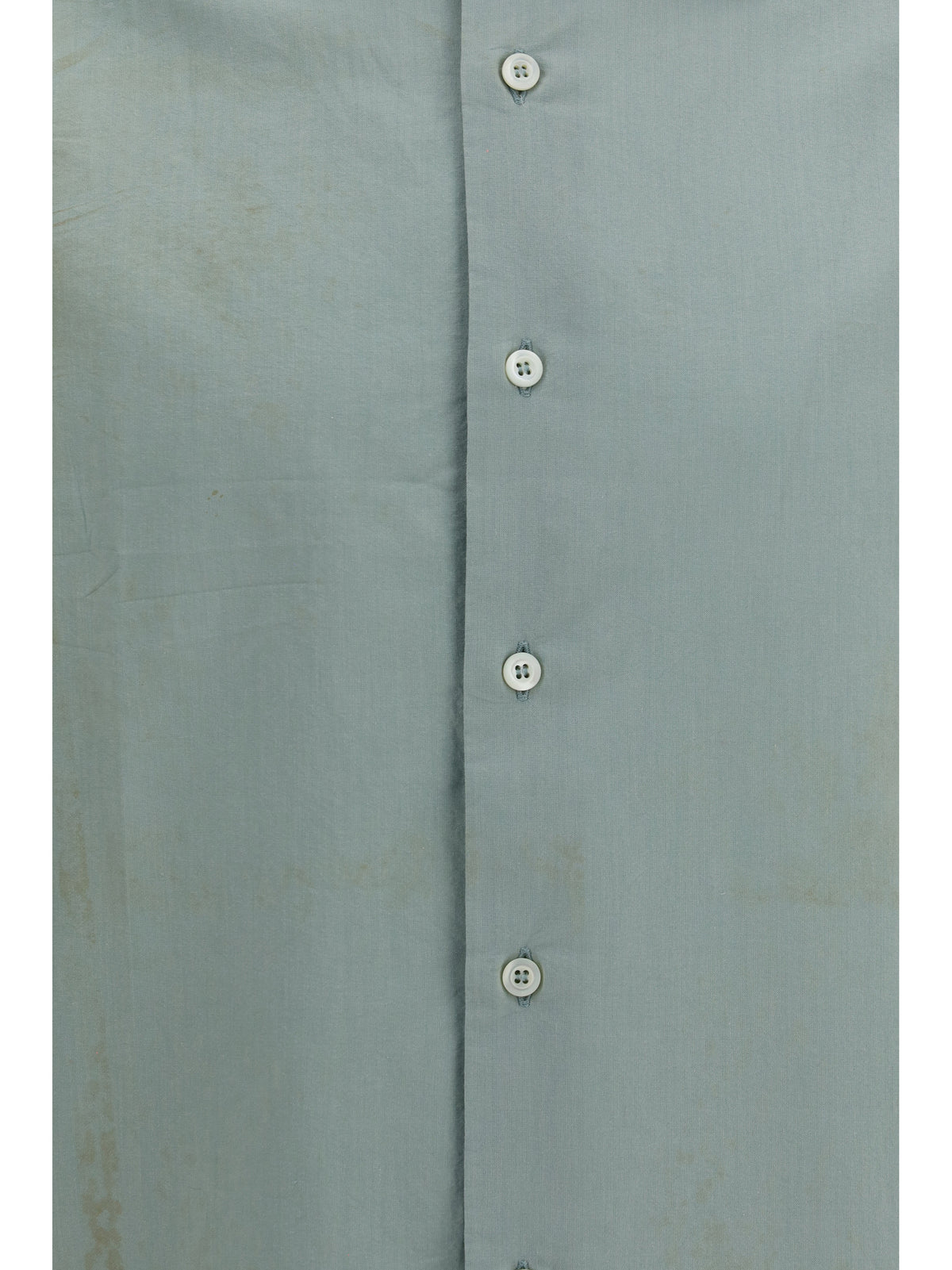 Prada Cotton Shirt with a worn-in effect - Agave