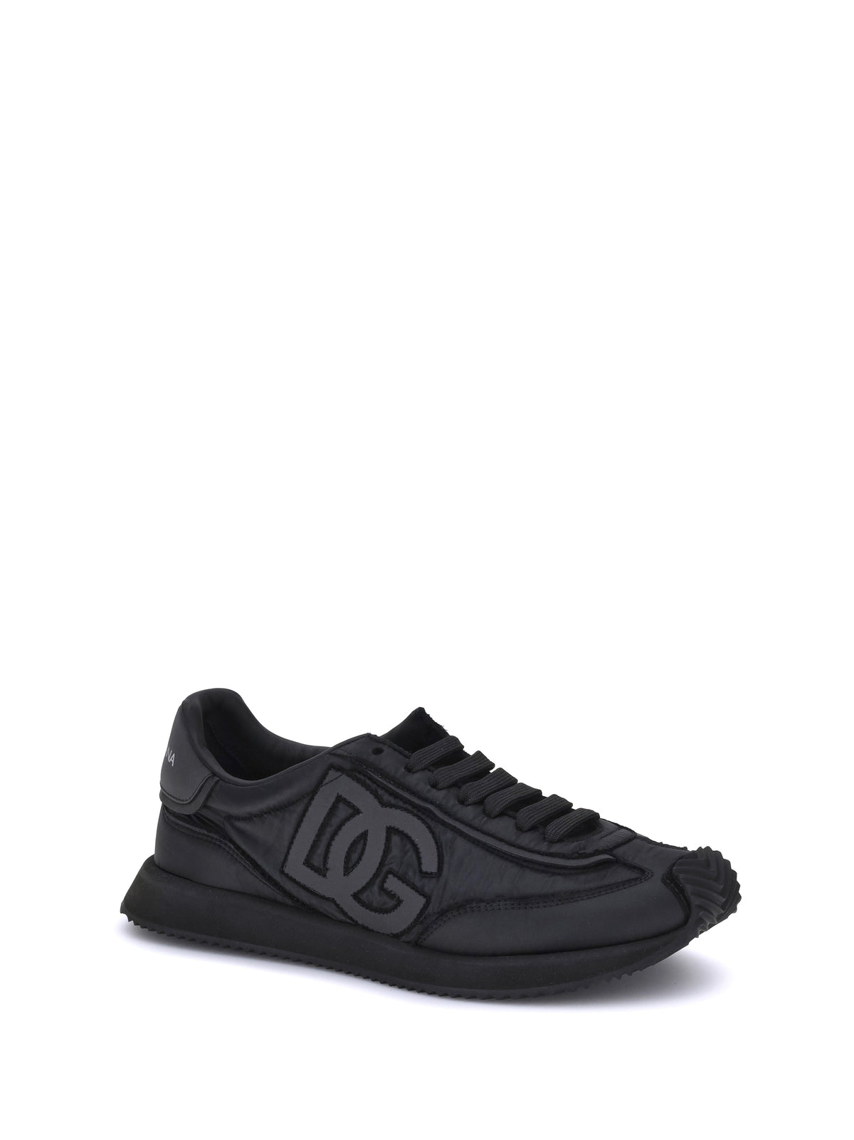 Dolce & Gabbana Leather Sneakers - Black