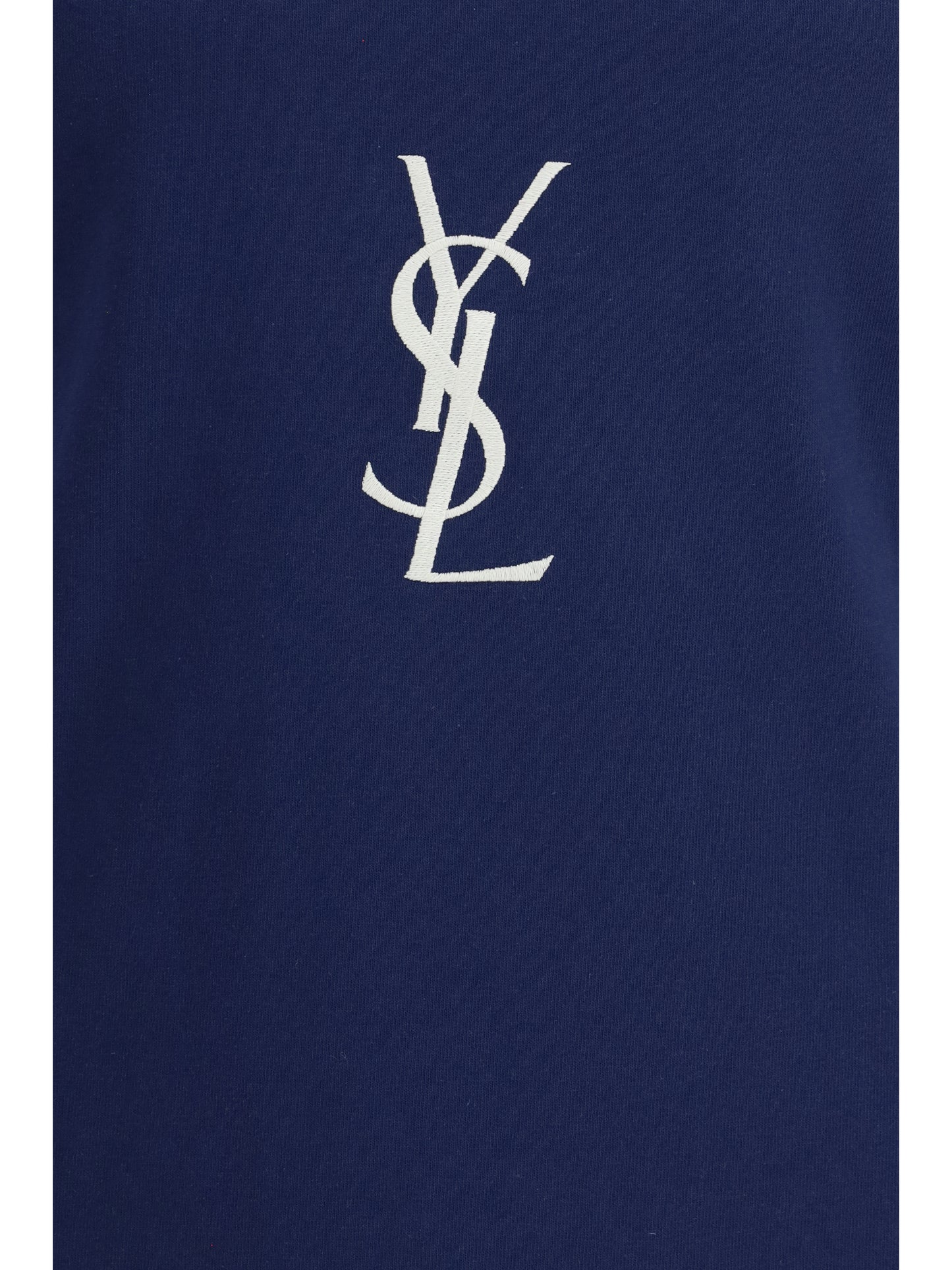 SAINT LAURENT Cassandre Tank Top in cotton with YSL Monogram