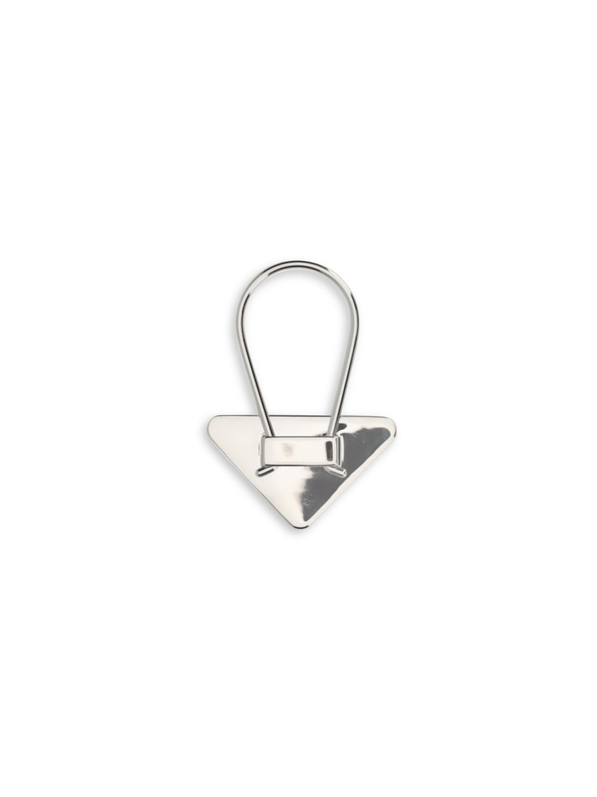 Prada Metal Key Ring - Black