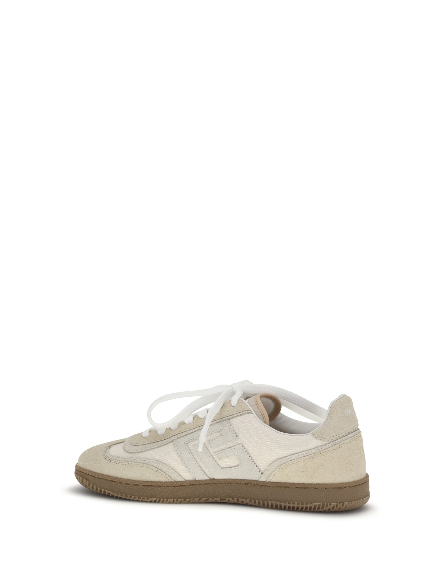 BALMAIN Swan Sneakers in deerskin leather