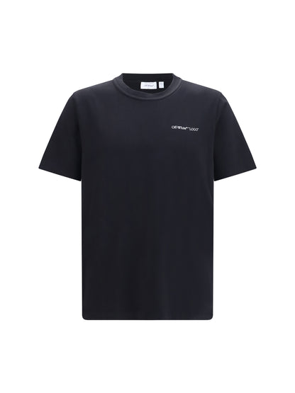 Off-White Logo Quote T-shirt - Black
