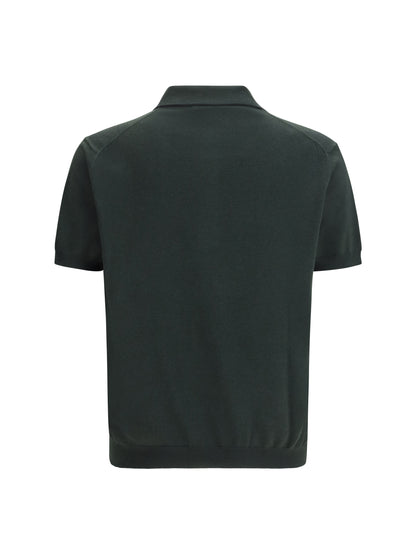 TOM FORD Cotton and silk blend Polo Shirt