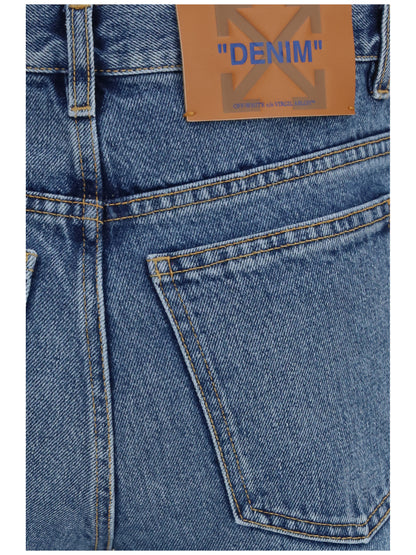 Off-White Venus straight-leg Jeans - Light Medium Blue Light Medium Blue