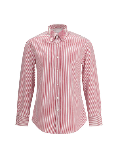 BRUNELLO CUCINELLI Striped long-sleeve Cotton Shirt