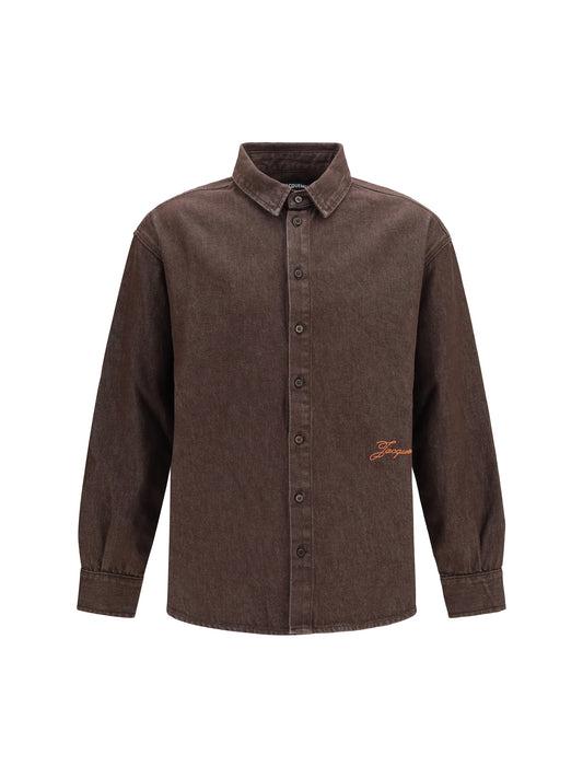 Jacquemus Simon de-Nîmes Denim Shirt - Brown
