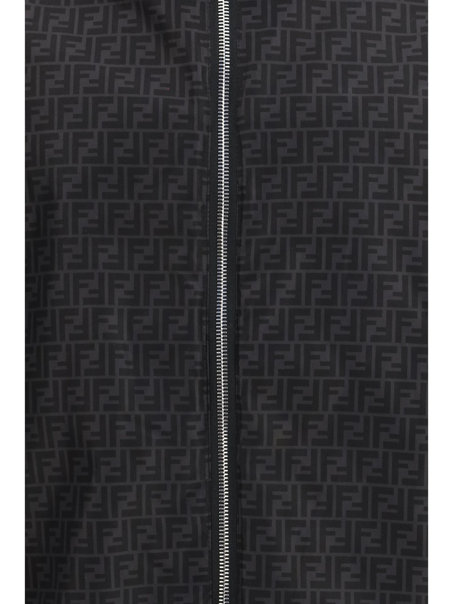 FENDI FF jacquard zipped reversible Windbreaker