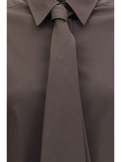 BRUNELLO CUCINELLI Cotton blend Shirt with tie