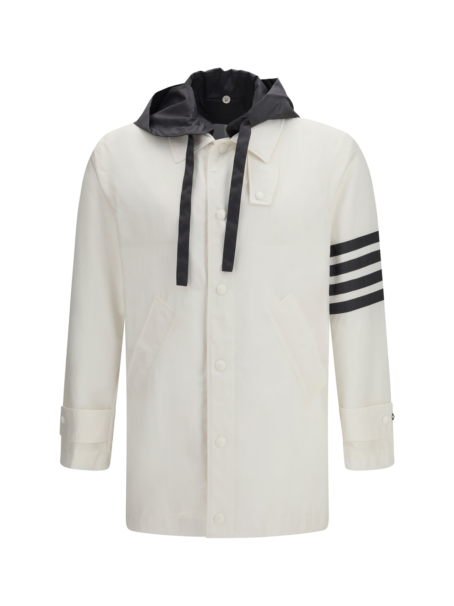 THOM BROWNE Unconstructed hooded Bal Collar