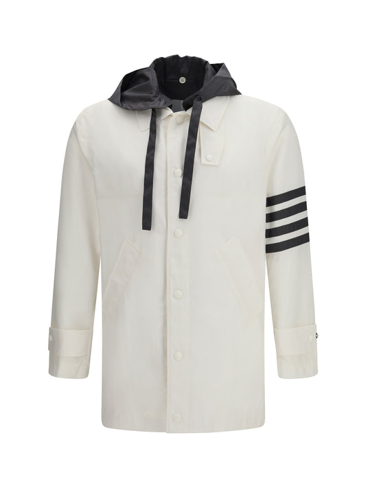 THOM BROWNE Unconstructed hooded Bal Collar