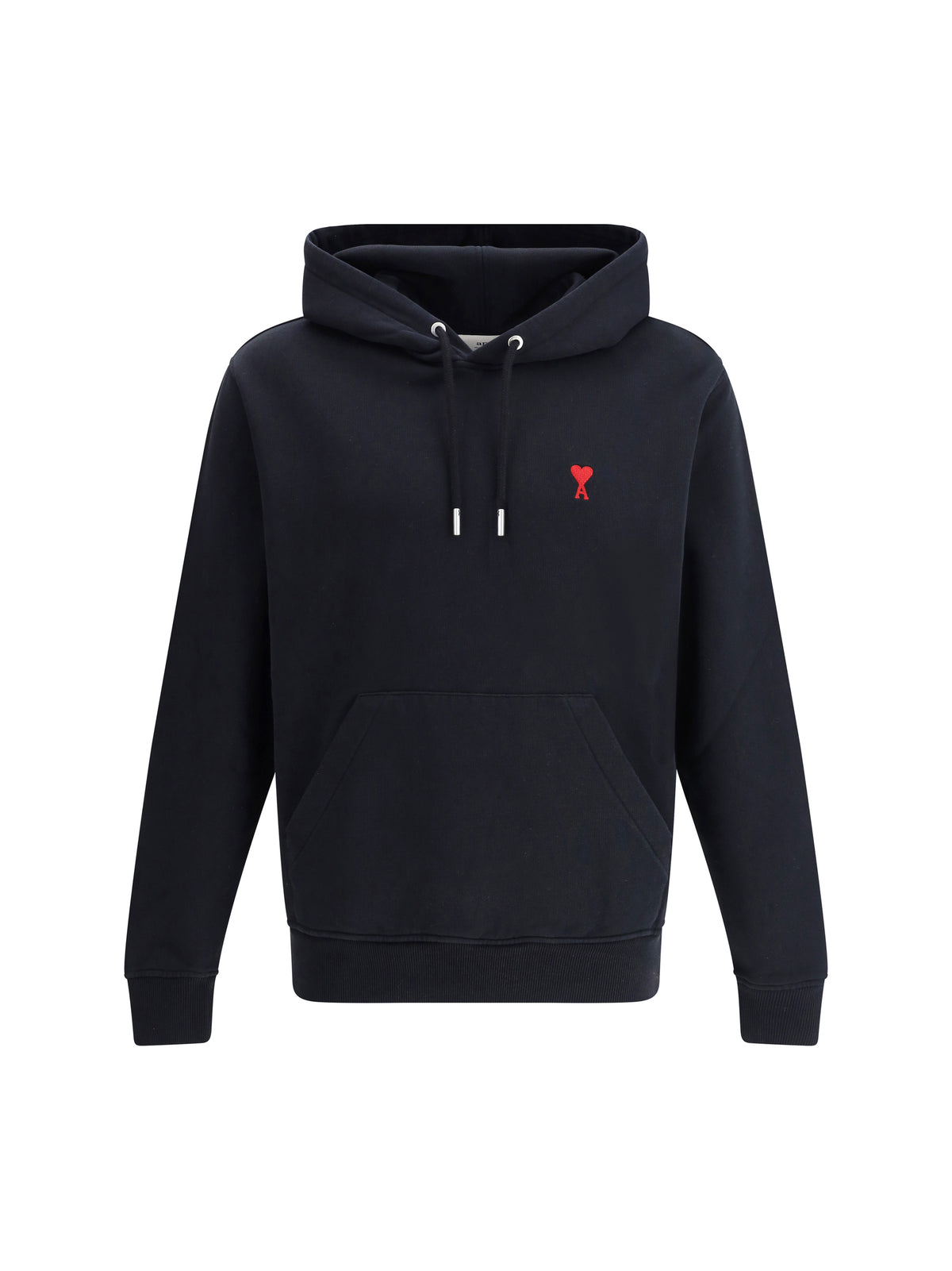 Ami Paris Logoed Hoodie - Noir