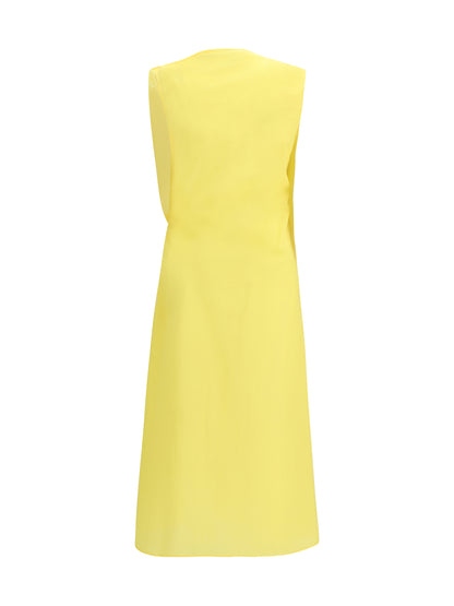 JACQUEMUS Drapped midi Dress