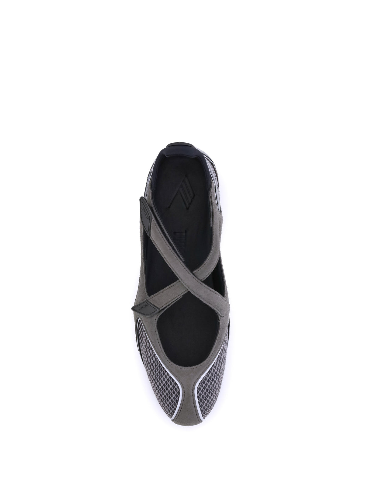 The Attico Nomad Ballerinas - Grey