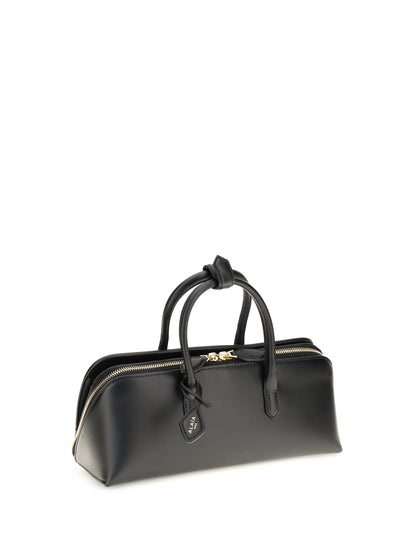 AlaïA Small Delta nubuck Handbag - Noir