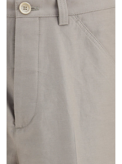 BRUNELLO CUCINELLI Tailored Pants in cotton with belt loops