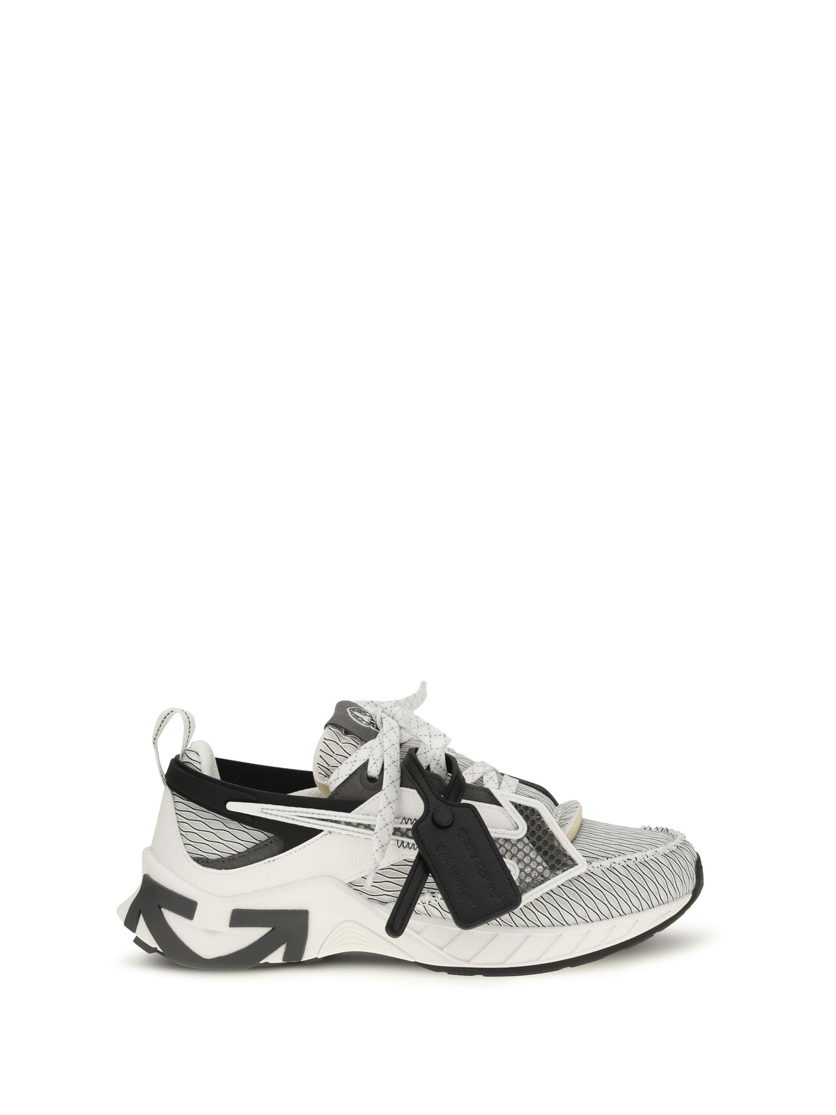 Off-White M-Space Memo Mesh Sneakers - White/Black