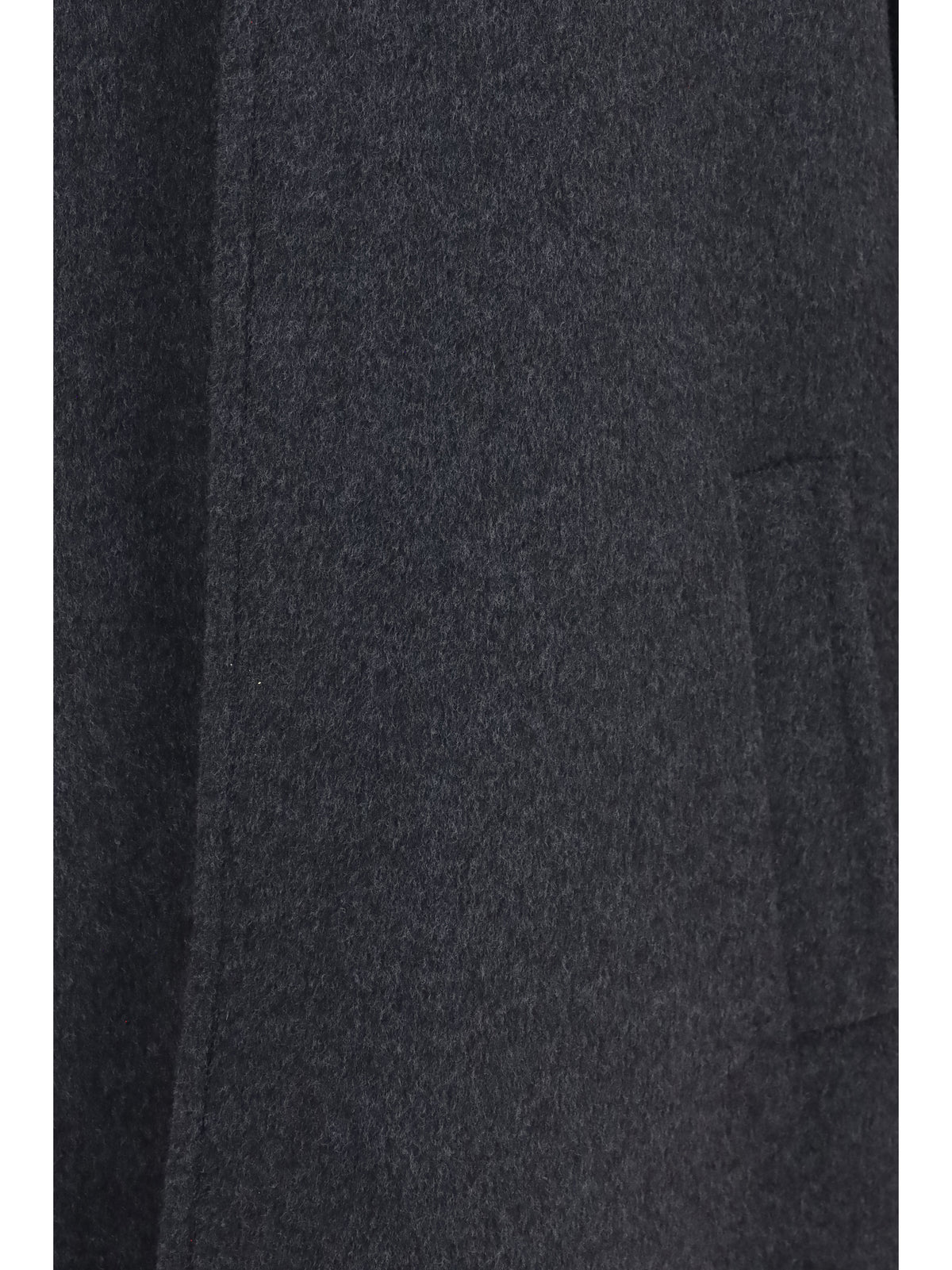Valentino Wool Coat - Grey Dark/Blue/Grey Dark