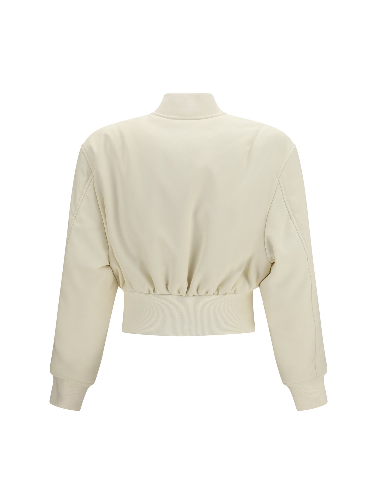 BALENCIAGA Cropped Bomber Jacket in technical faille