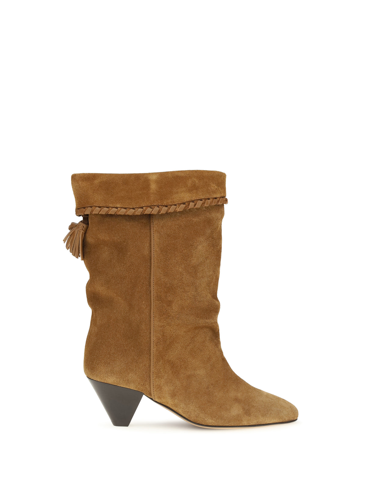 Isabel Marant Draped suede Boots - Cognac