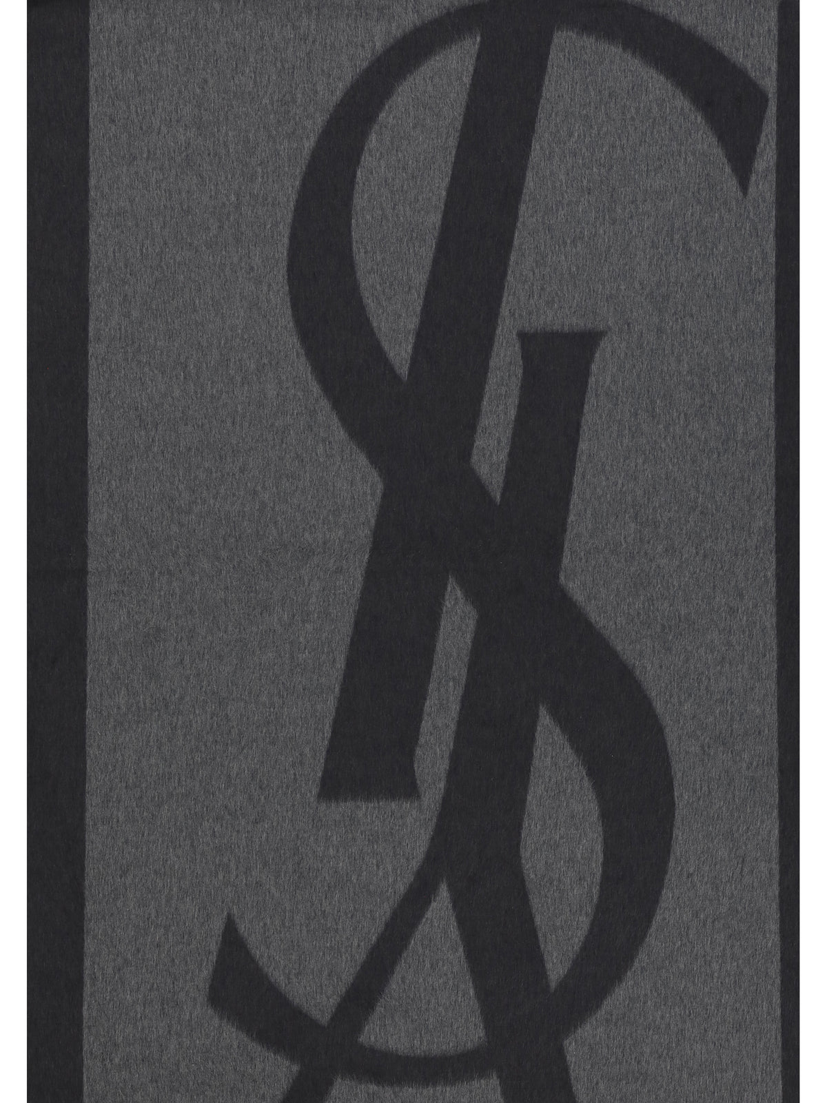 Saint Laurent Cassandre Scarf - Graphite/Dark Grey