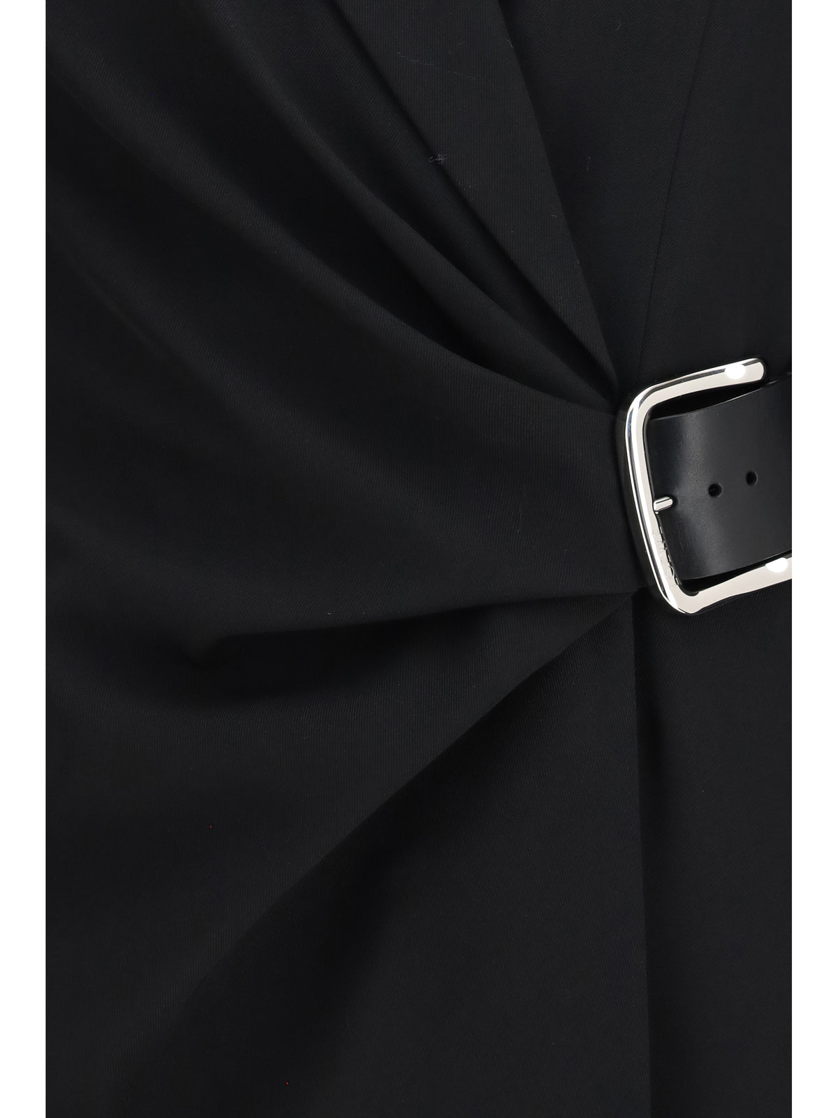 Loewe Draped wool Jacket with Belt - Black