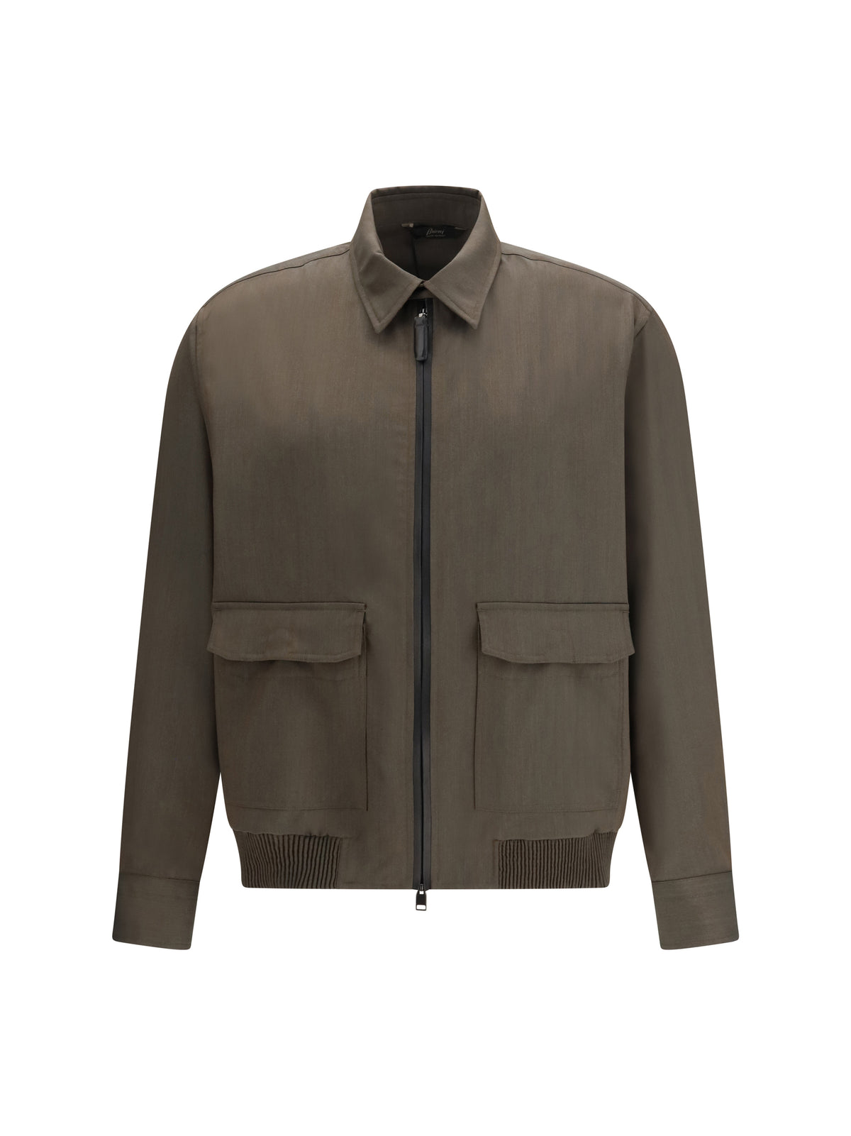 Brioni Wool Jacket - Khaki