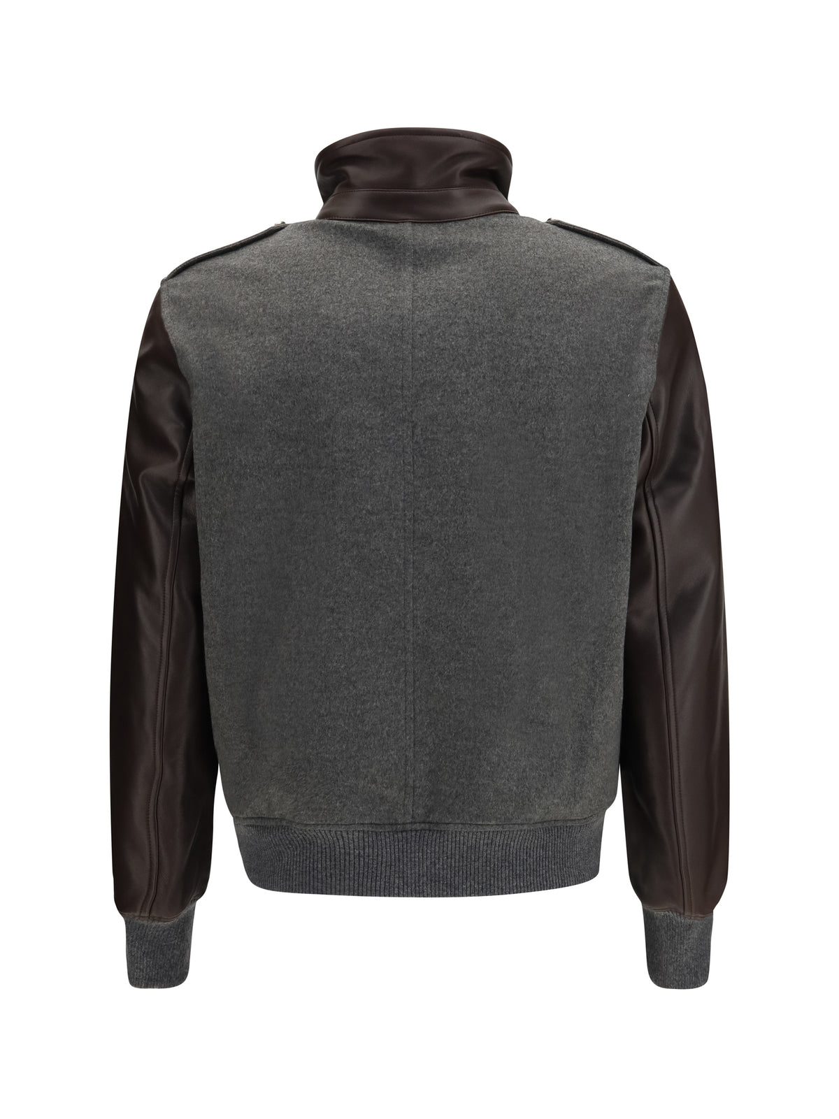 Brunello Cucinelli Membrane finished cashmere beaver Bomber - Grey Medium
