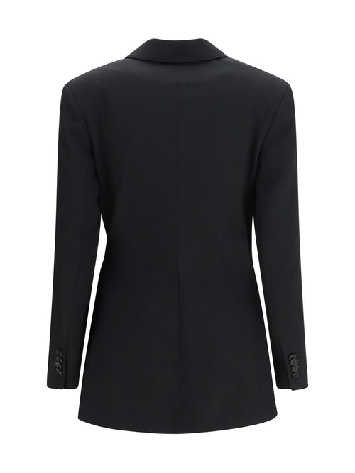 Loewe Draped wool Jacket with Belt - Black