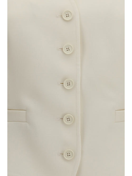 Fendi Wool Vest - Ivory