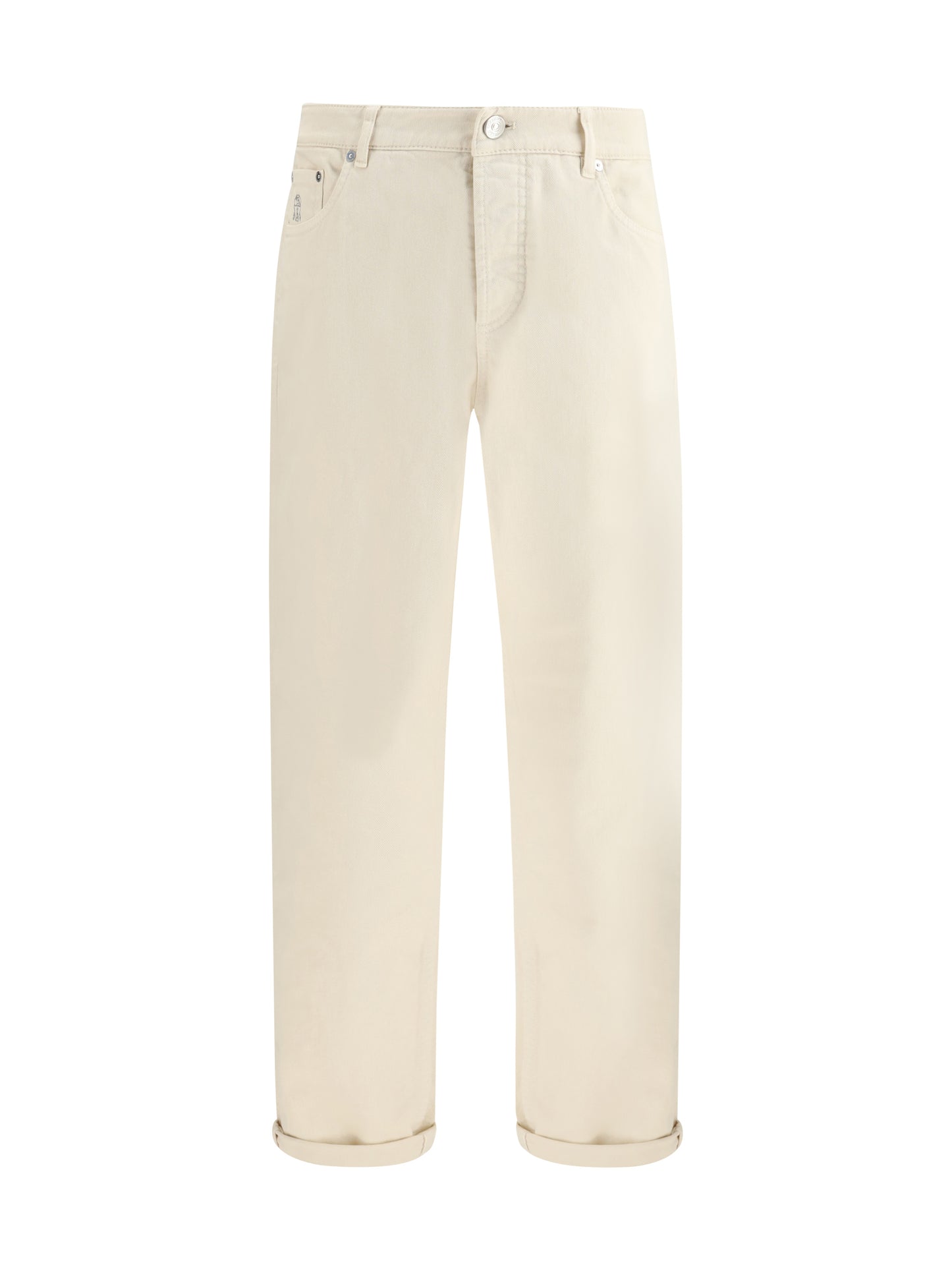 BRUNELLO CUCINELLI Jeans with turn-up hem